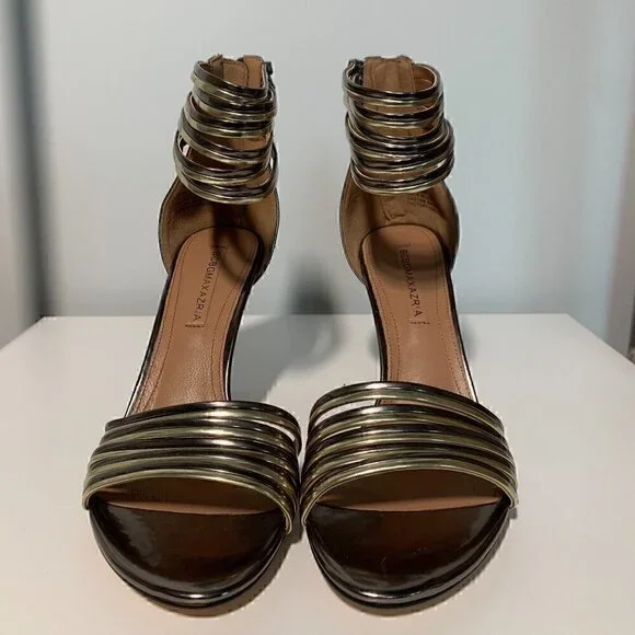 BCBG Maxazria - Brand New - Valai Strappy Metallic Stiletto - Size 8 - Picture 3 of 13